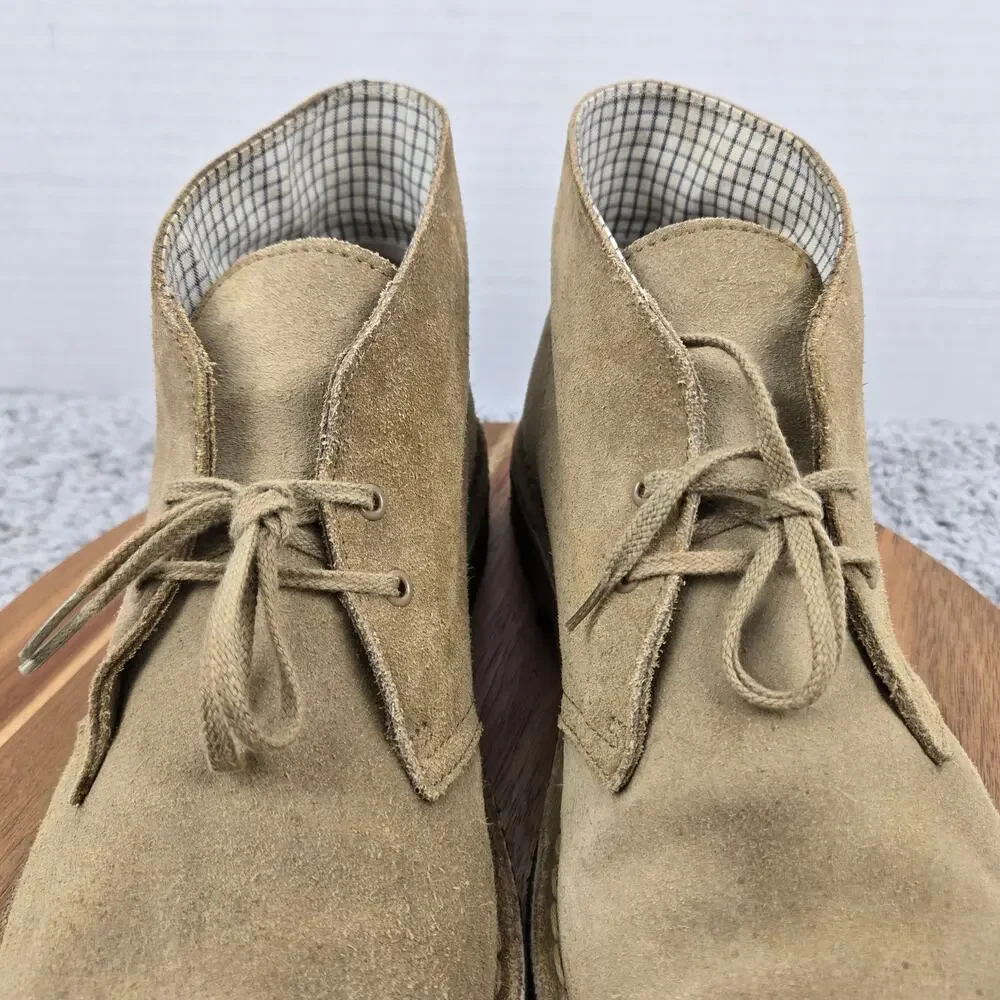 Clarks Mens 10M Original Desert Sand Suede Crepe Sole Casual Daily Chukka Boot